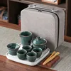 Peacock Green Tea Sets B