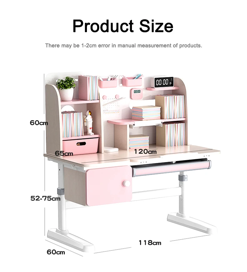 Ergonomic Kids Study Table - Adjustable & Durable Design