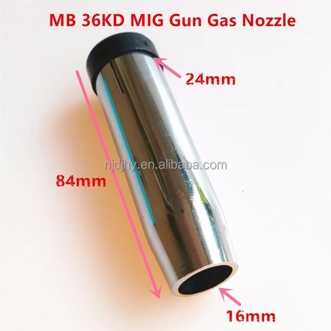 Binzel 36kd Gas Shielding Nozzle Copper Alloy Conical Mig/mag/co2