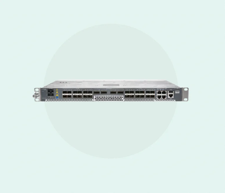 ACX710 Universal Metro Router ACX710DC 24 1/10GbE Ports Hardened Platform with 320-Gbps Switching Capacity