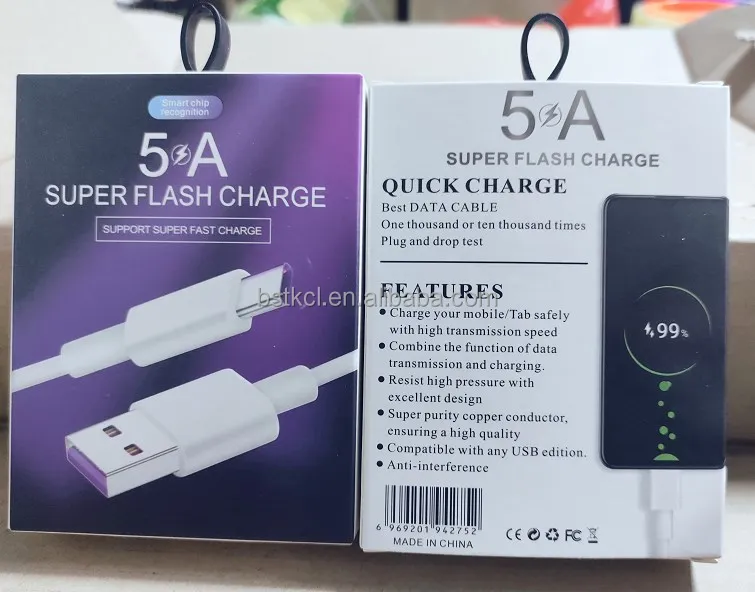 High Quality Mobile Phone Usb Data Cable Quick Charger Usb C Cable 5a Type C Fast Charging Cable 21