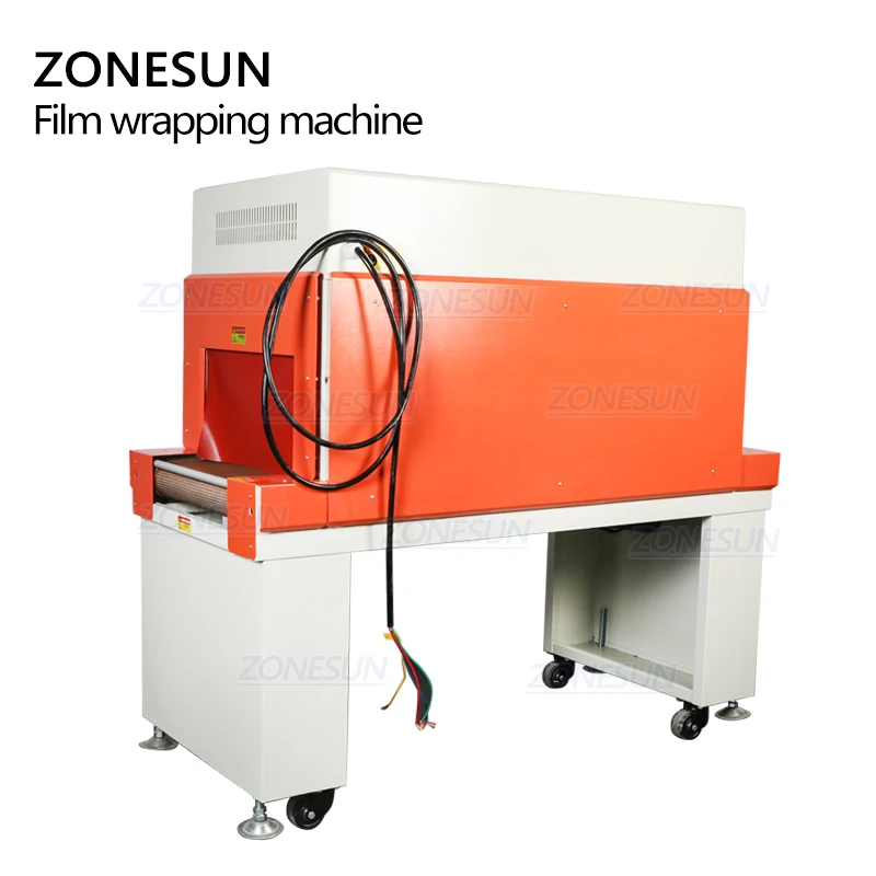 ZONESUN ZS-BSP4525 машина для упаковки термоусадочной пленки в тоннель бутылок с автоматической