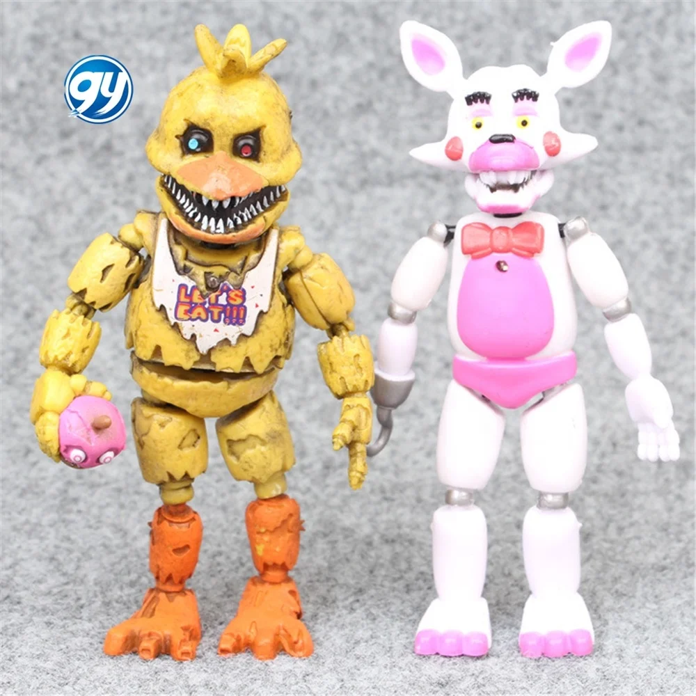 GY 6pc/batch Hot Selling Figura Five Night at Freddy Juguetes Toys