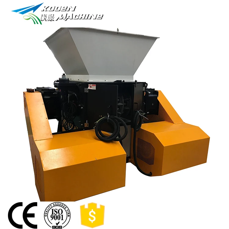 Plastic Shredder Machine Bottle Pipe Paper Lumps Plastic Films Bags Wood Pallets Single Double Shaft Shredding Machine