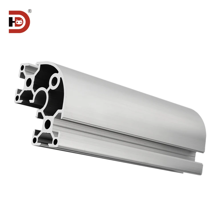 product industrial extruded aluminum profile 6630r semi circular 6060 curved aluminum alloy profile-5