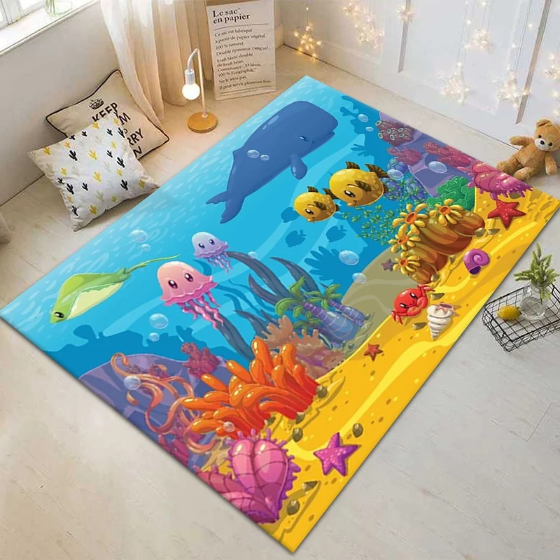 Moderner 3d Marmor Teppich Rutschfest Aus Flanell Für Das Wohnzimmer_voghion.com