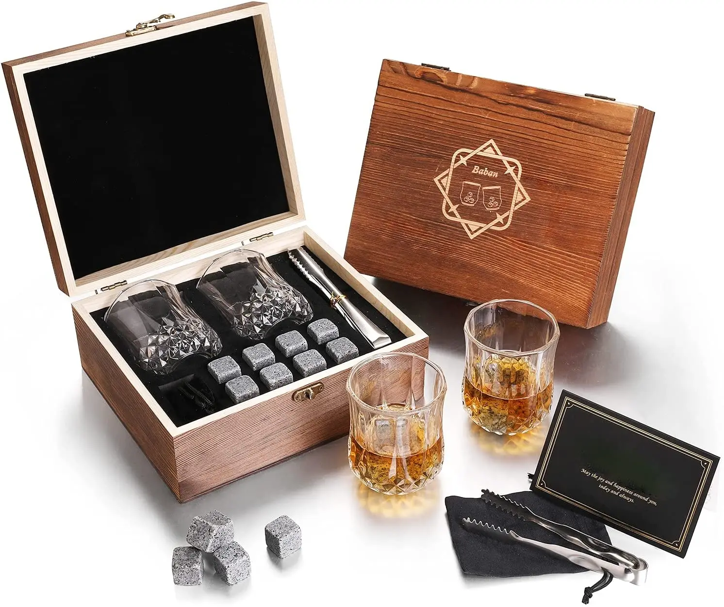 Luxury Whiskey Chilling Stone Gift Set