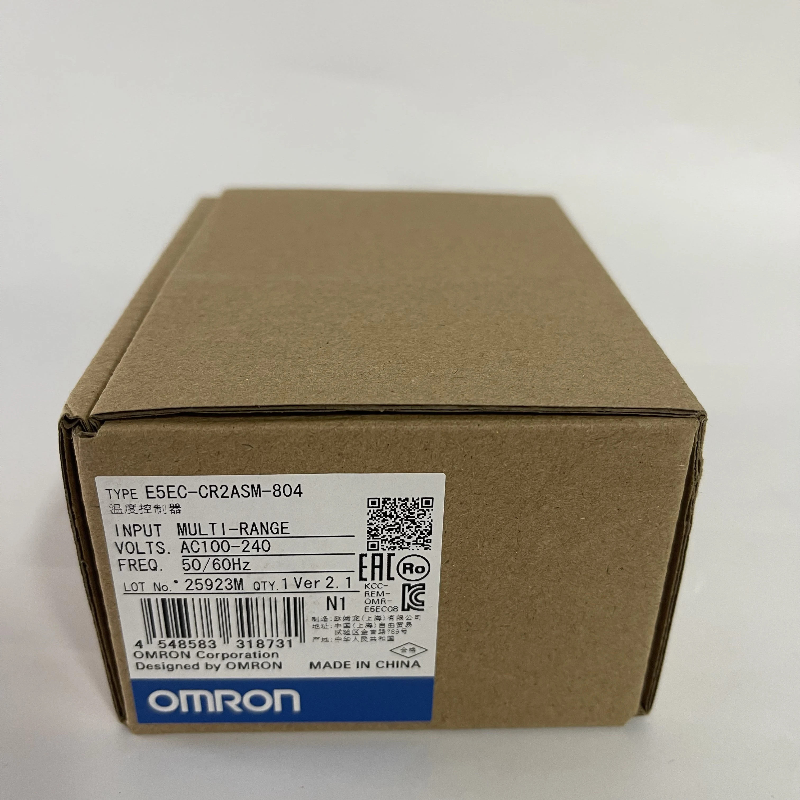 OMRON Temperature Controller E5EC-CR2ASM-804