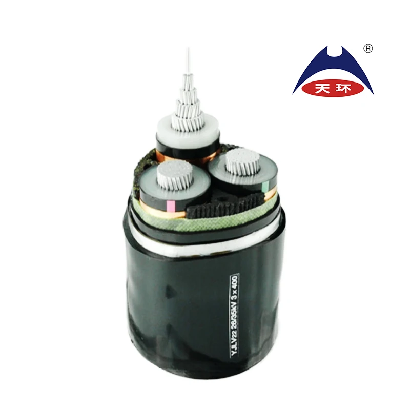 Кабель силовой 26/35кВ ZR-YJLV22 3-жильный 185мм 240мм 300м 400м