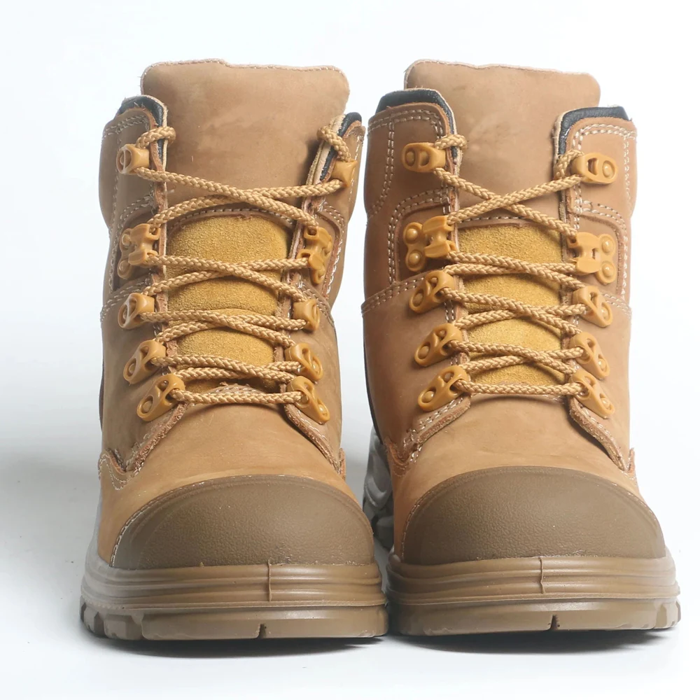 Oil and Gas Resistant Zip Side Industrial Electrical Western Cowboy Climbing Groundwork Winter Safety Boots