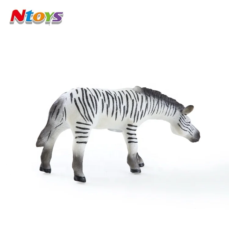 PVC Simulation Wild Animals Toys Zebra for Kids Pretend Play Juguetes Para Animales Kinder Spielzeug