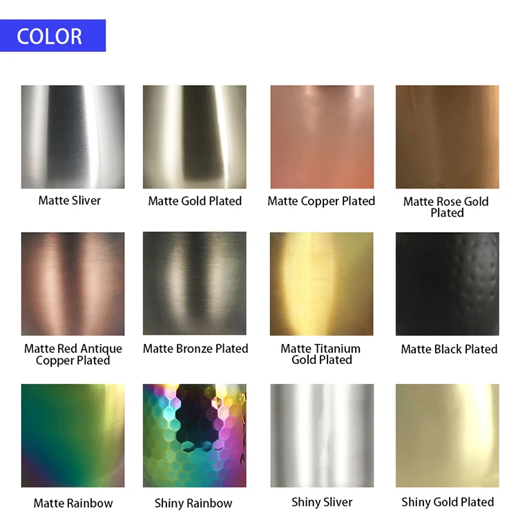 Custom Cocktail Making Set Stainless Steel Bar Tools Gold Copper Plated