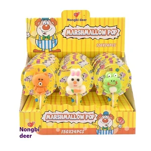 Bobby Deer Cartoon Style Internet Celebrity High Appearance Value Stick Children's Day Cotton Candy Snack Gift Reward Candy