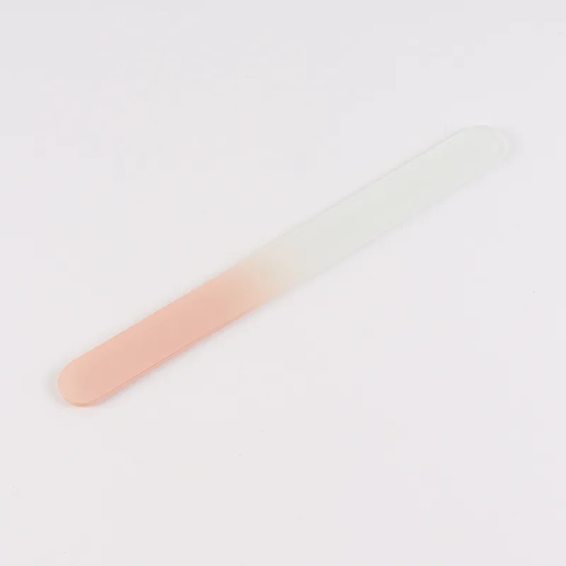 product wholesale leather case pink glass nail file  manicure tool nail file metal high quality-4