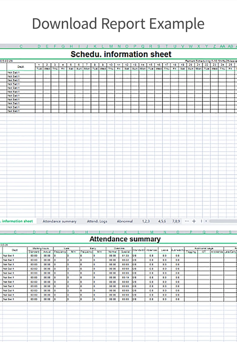Biometric Facial Time Attendance Machine with Face and Fingerprint Recognition