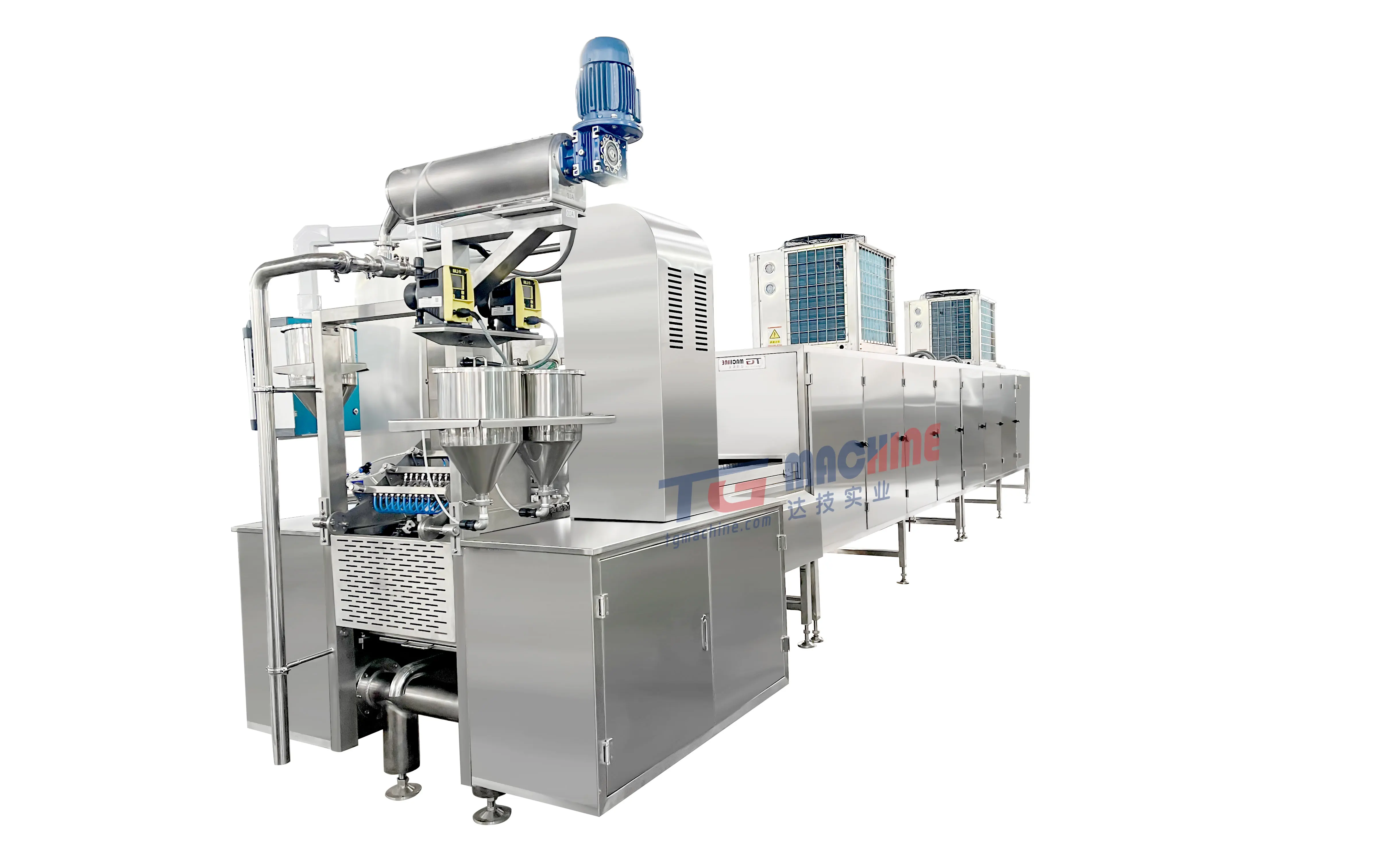 Small Jelly Gummy Bear Depositor Full Automatic Fabrication Bonbon ...