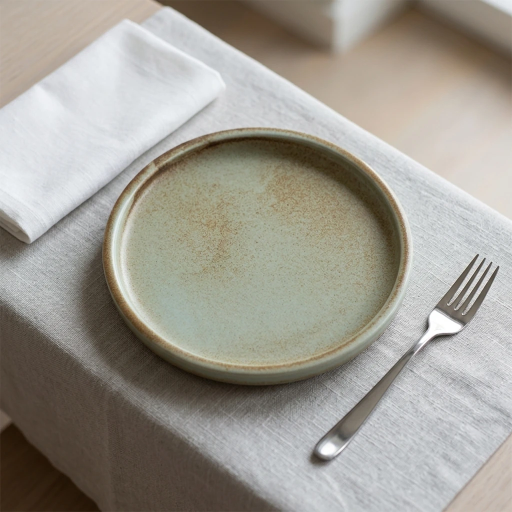 Ceramic Display Plate Customization Eco-Friendly Microwave Safe Dishwasher Safe Elegant Presentation Dish