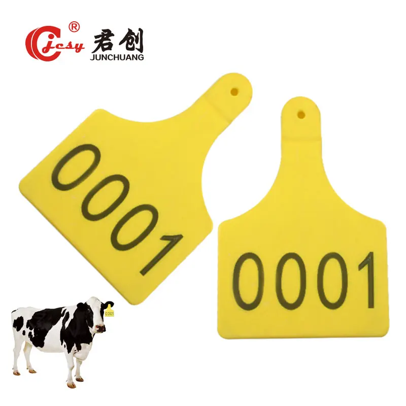 JCET001 Professional Custom Visual Z Ear Tag for Cattle Cow Ox and Buffalo Identification