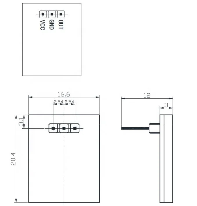 Capacitive Touch Switch HTTM Button Sensor Module Green Blue Red Yellow RGB Colorful Display Integrated Circuit