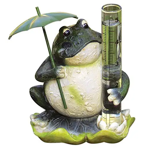 Frog Decorative Rain Gauge