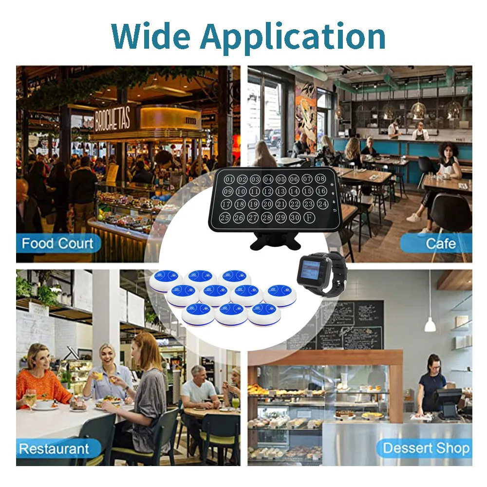Cafe Call System Efficient Restaurant Calling System - Wireless Waiter Service
