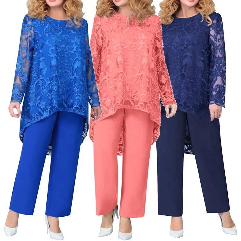 Robes de mère de la mariée pantalon d'invité de mariage formel 5XL