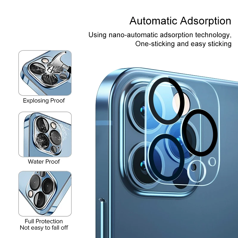 Hd 3d Full Clear Back Camera Tempered Glass Protector Lens Screen