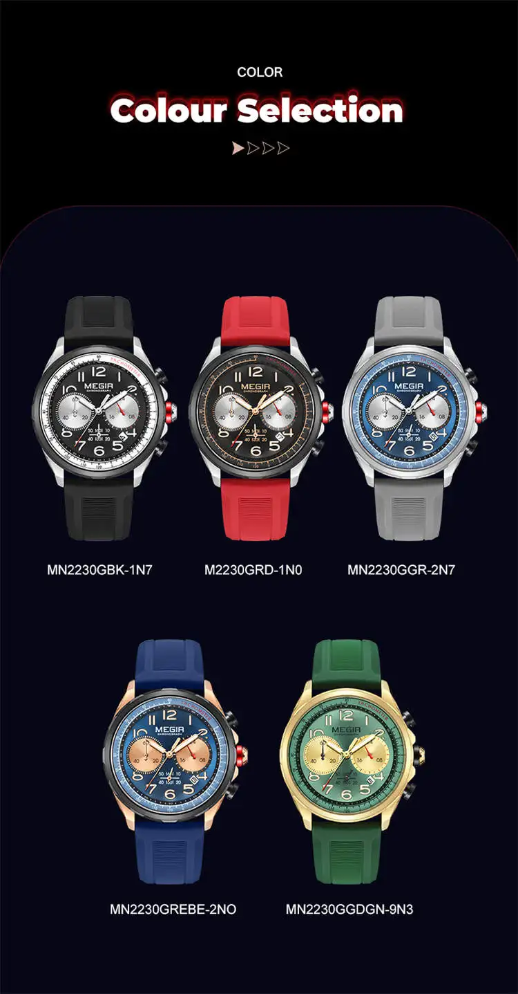 Megir aviator chronometer hotsell