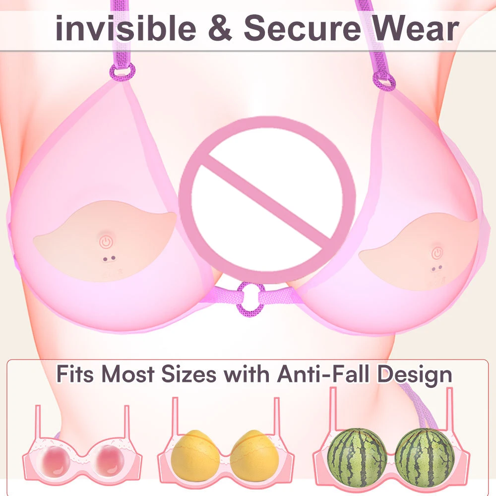 Vendita calda APP Cuscinetti per capezzoli elettrici Vibratore Prodotti per adulti Giocattoli per adulti 9 Modalità di vibrazione Massaggio Seno Giocattoli sessuali Vibratore per il seno_voghion.com