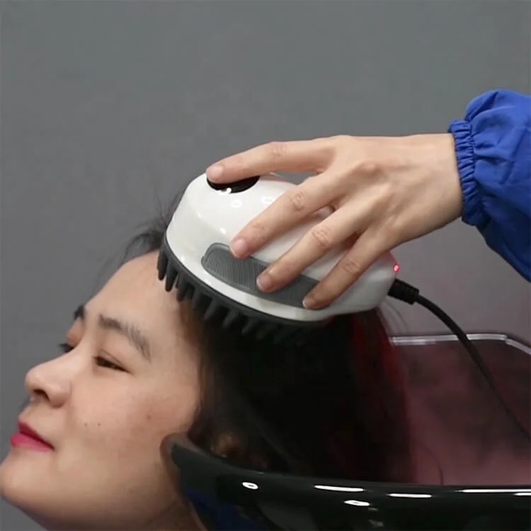 Portable 5-in-1 High Frequency Scalp Analyzer & HD Detector Ozone Therapy Hair Growth Massage Device for Salon & Home Use