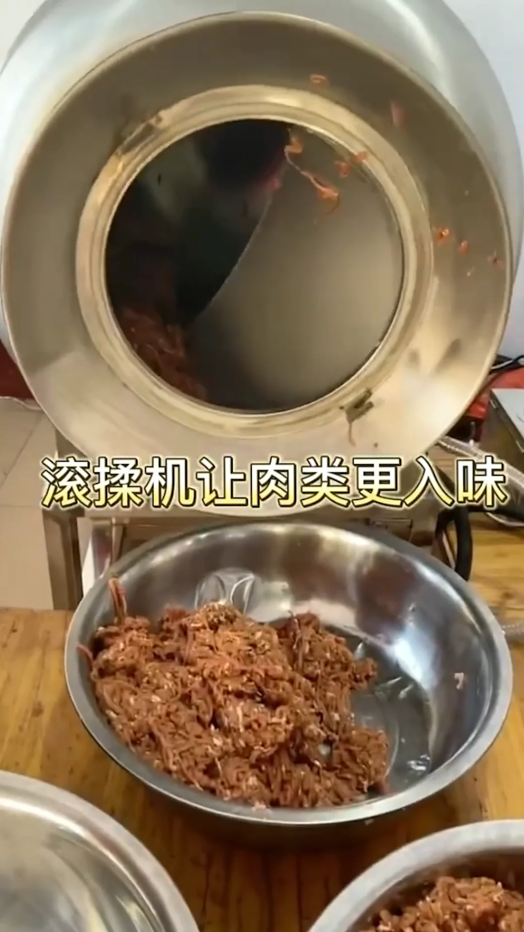 Automatic 1000l Vacuum Beef Jerky Chicken Meat Tumbler Marinating