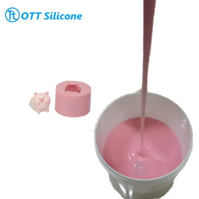 Free sample 20 Shore A silicone rubber for making mold liquid RTV-2 silicone rubber