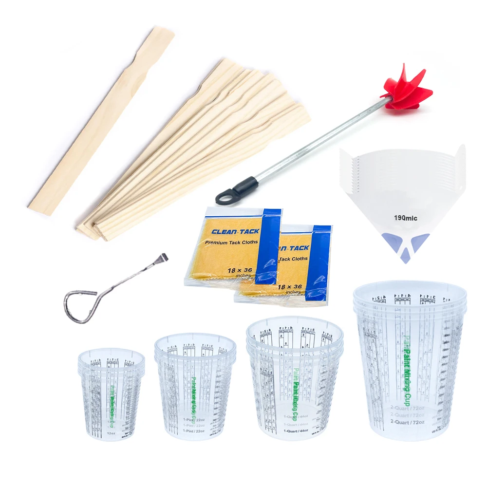 Professional Automotive Paint Mixing Kit Paint Mixing Cups, Paint