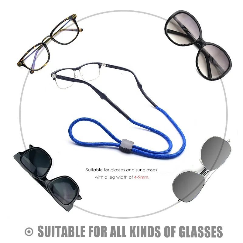 Chaînes De Lunettes Réglables - 2 Pièces Or Et Argent - Avec 6 Embouts En Silicone - 79 Cm - Pour Ne Plus Perdre Ses Lunettes !