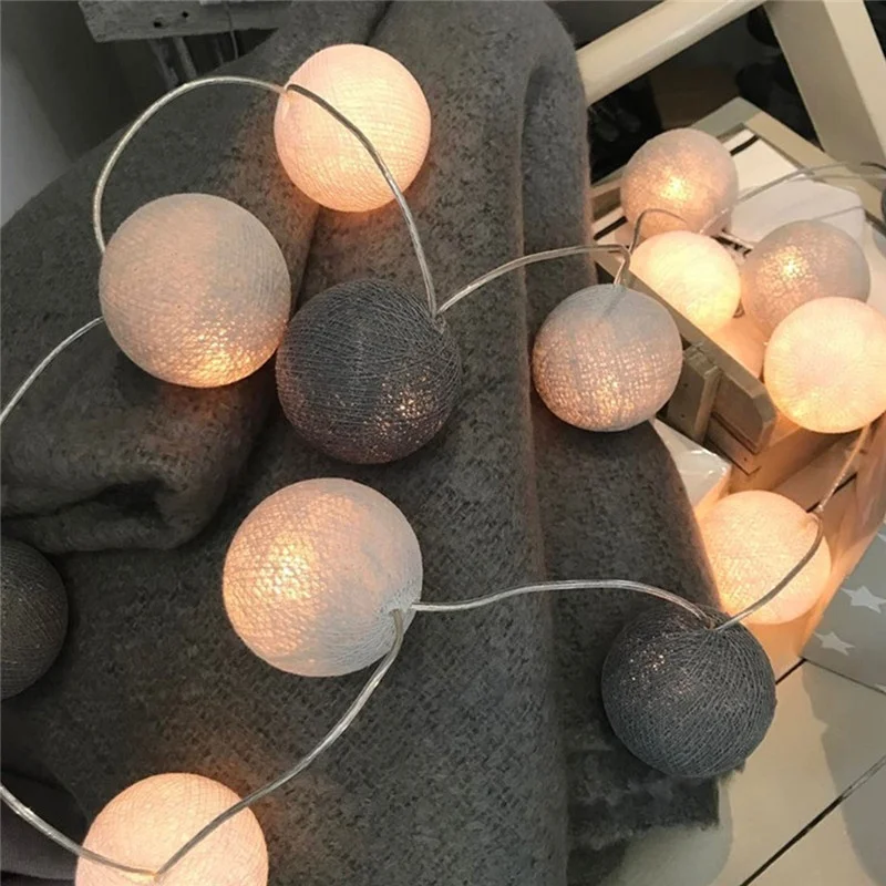 Outdoor Garden Glow Led Cotton Ball 