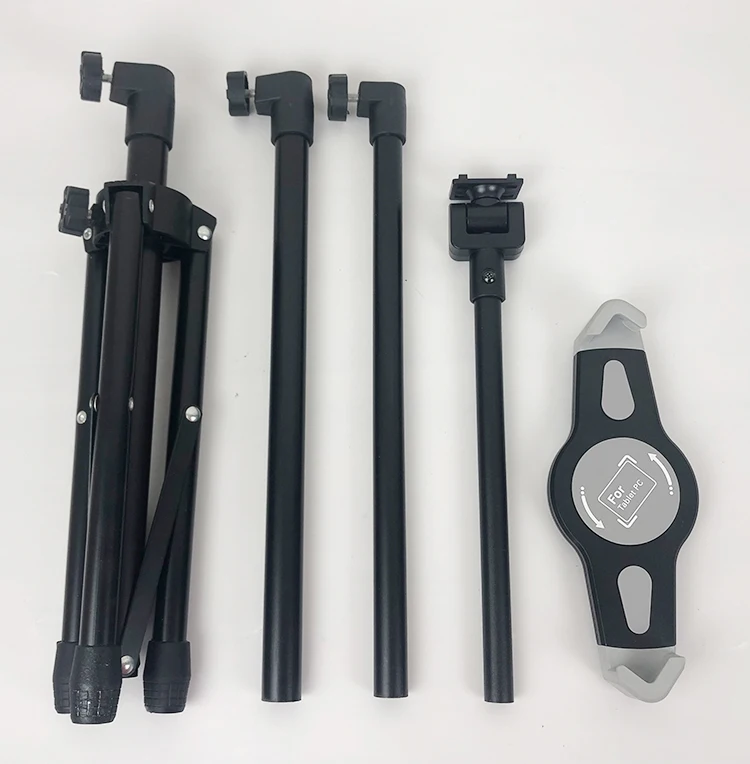Hot sell adjustable Metal tripod tablet floor stand for sale