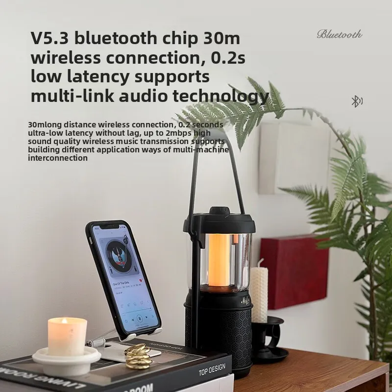 MIFA LYRA RGB LED ポータブルBluetoothスピーカー - アウトドア用サブ