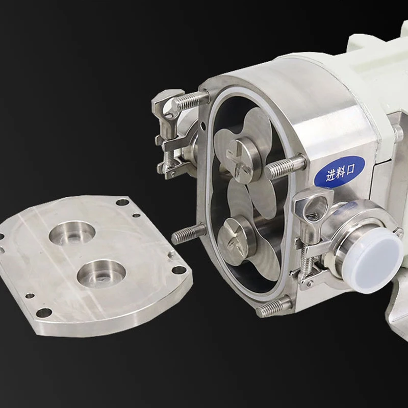 DOVOLL Rotary Lobe Filler for Paste Servo Motor 316 Stainless Steel Filling Machine - Image 6