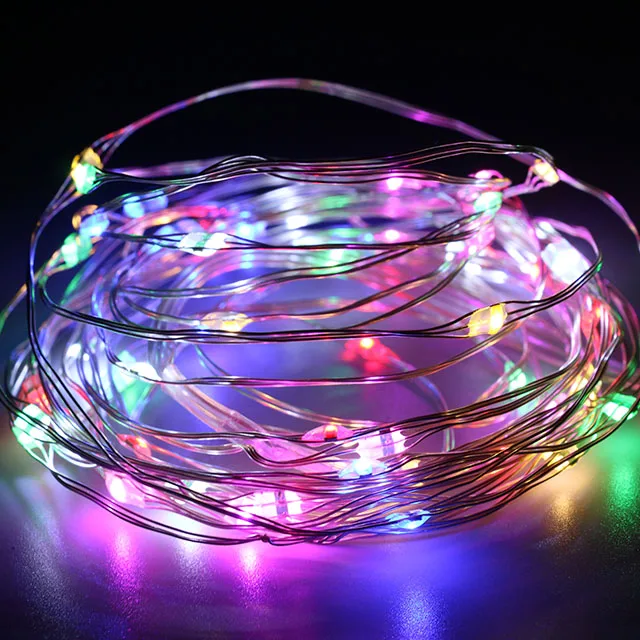 multicolor fairy lights battery operated