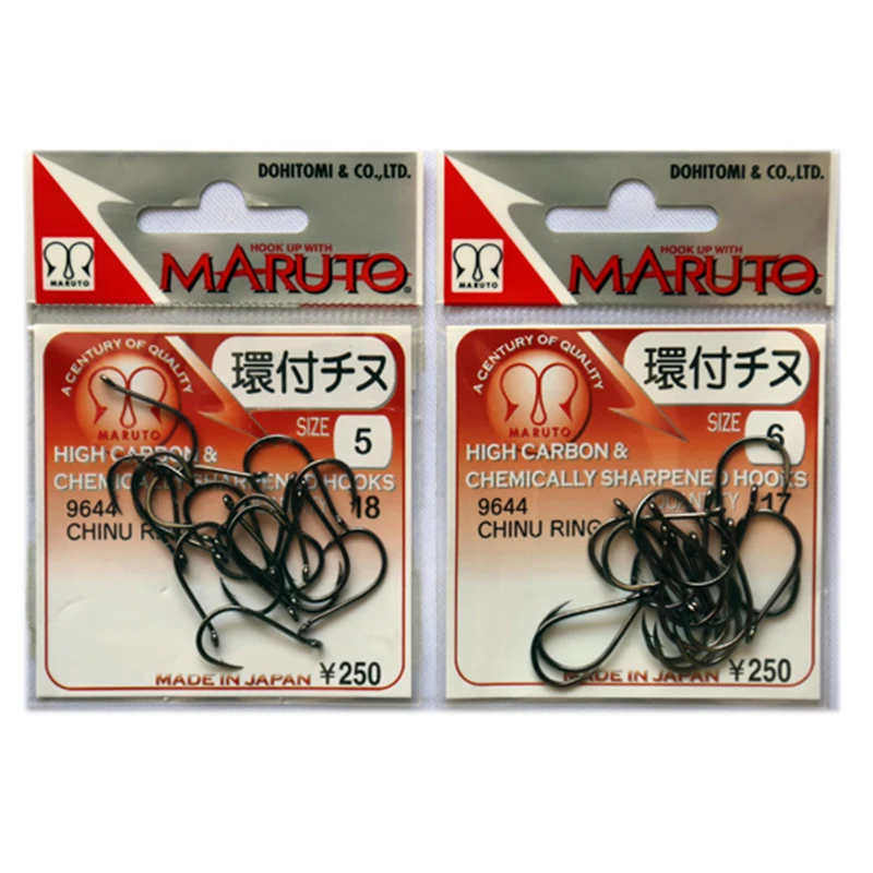 Оптовая продажа, японский оригинальный крючок с бородкой MARUTO, японский рыболовный крючок