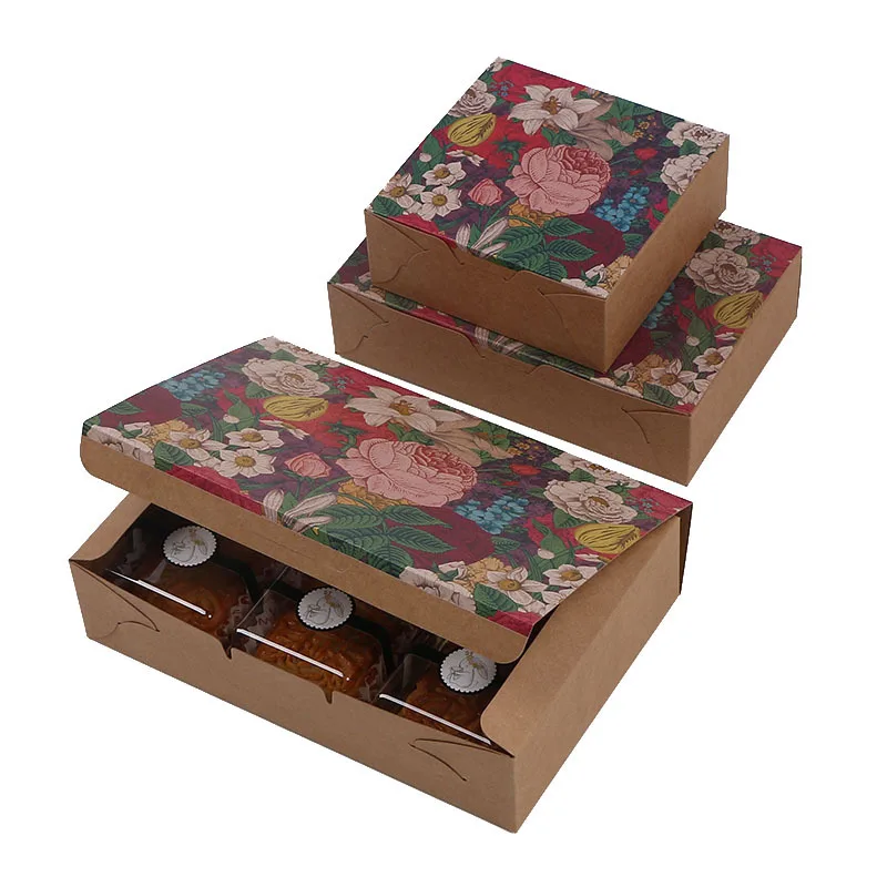 paper moon cake box cake box - buy custom folding biscuit box