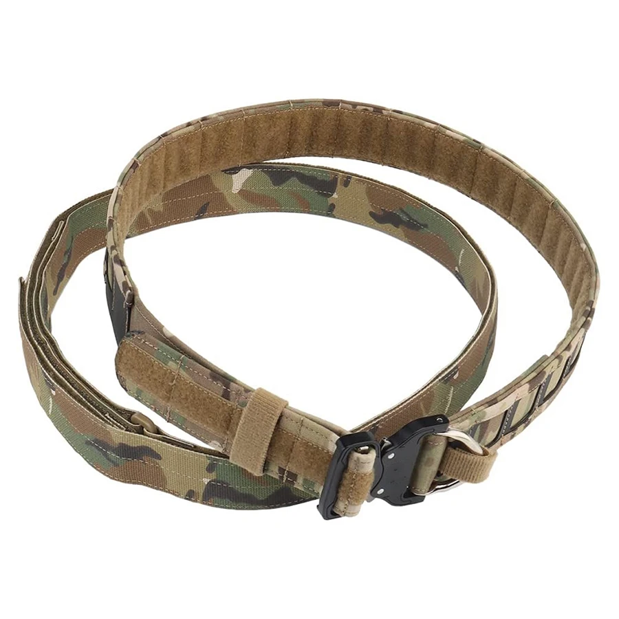 Wear-resistant Adjustable Training Durable Quick Release Sports Tactical Belt Men Hiking Nylon Web Work Belt