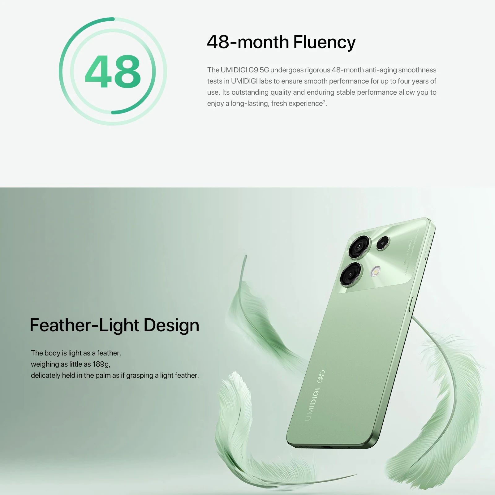 UMIDIGI G9 5G Smart Phone - 6GB+128GB, 6.75 Inch Display