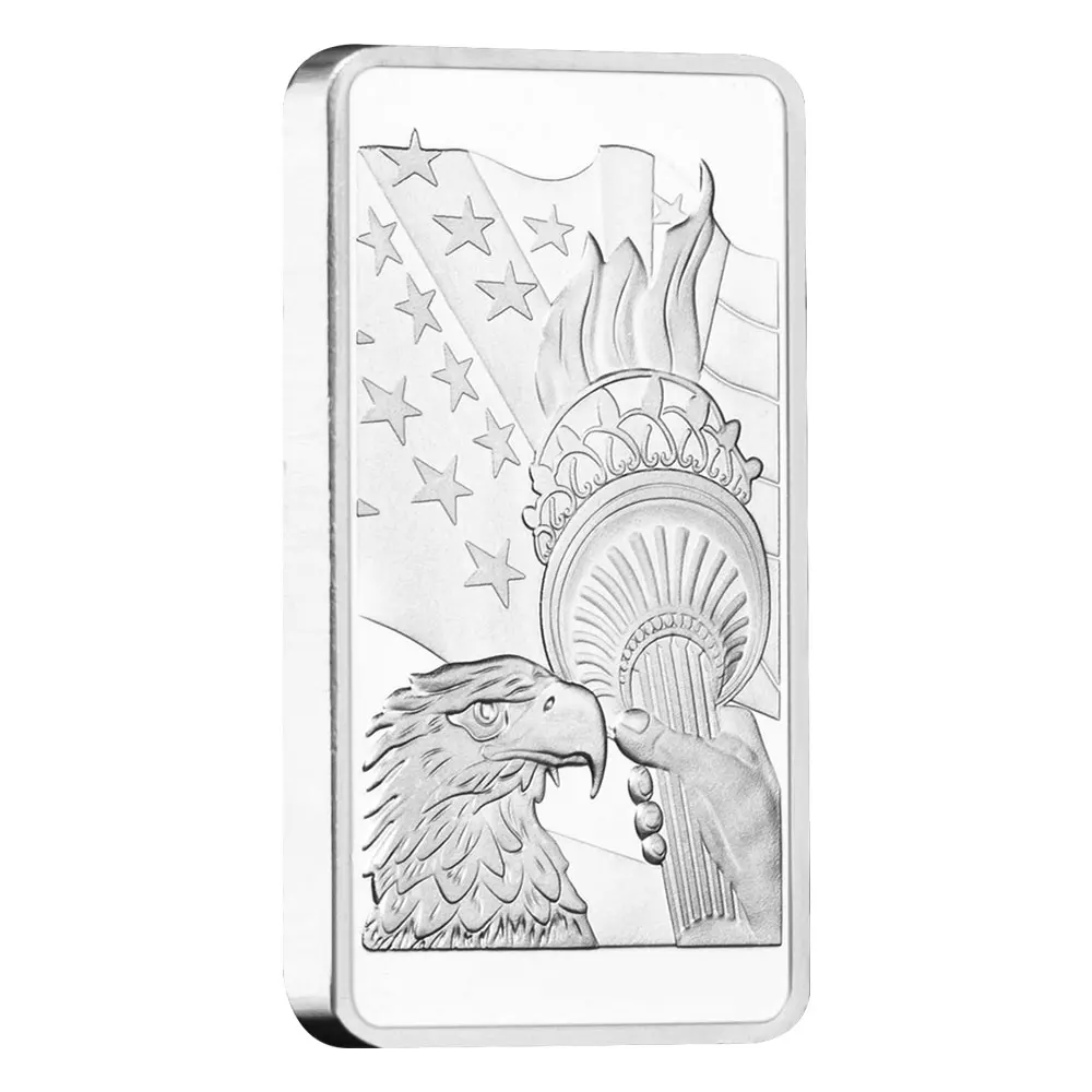 自由女神像纪念品礼品收藏艺术镀银银条美国自由纪念币| Alibaba.com