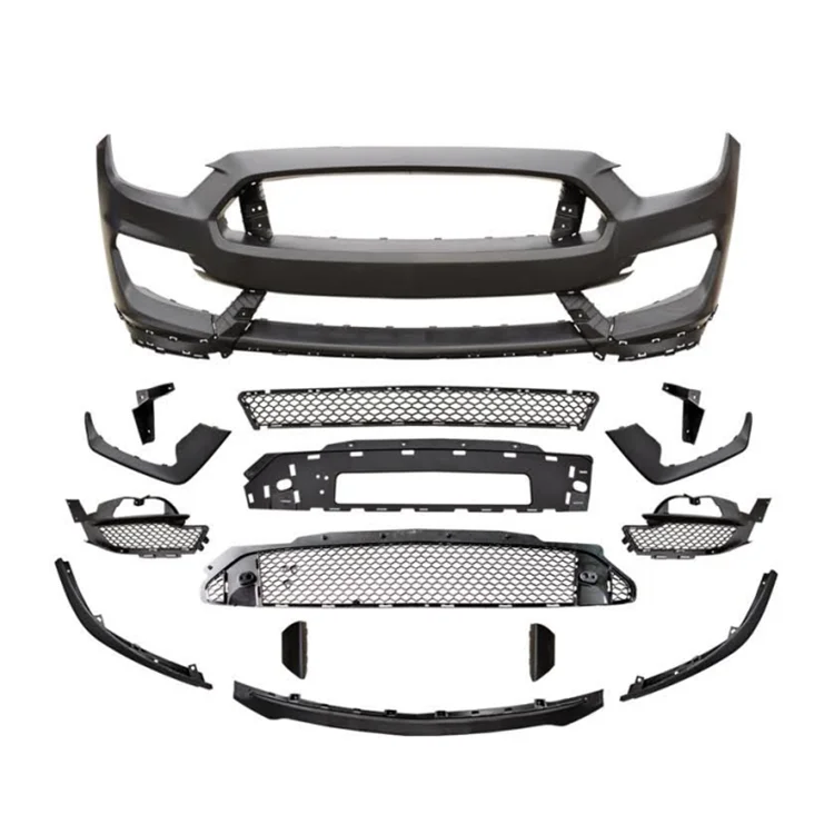 Hot Selling Gt350 Style Body Kit Car Front Bumper Lip Grille Body Kit