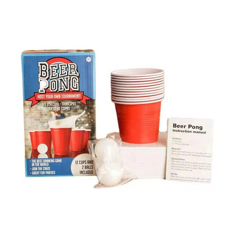 Beer Pong Set - 20 Cups + 2 Balls – DopShot