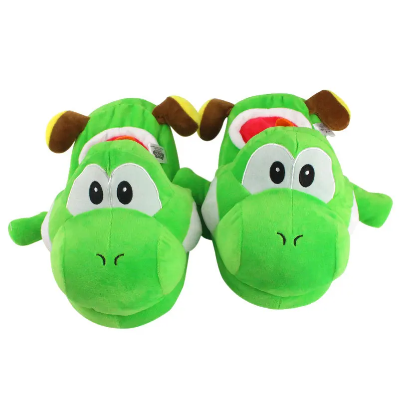 super mario yoshi plush slippers cartoon