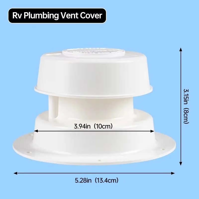 Roof Plumbing Vent Cap Sewer Vent Cover for Waste Holding Tank Pipe