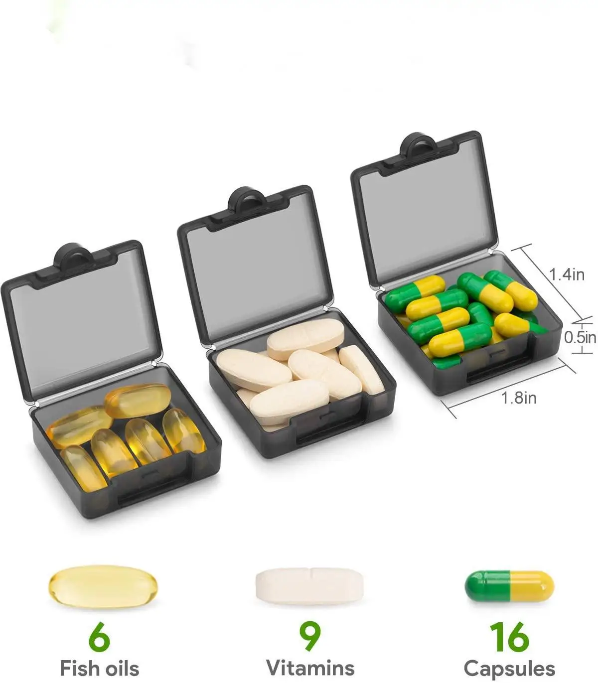 New medicine box  single compartment storage box set box Convenient medicine factory