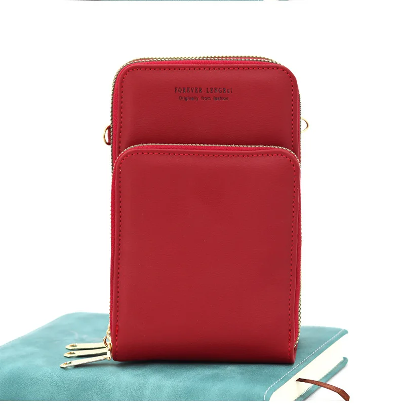 Lengrui Lr-001 Mini Large-capacity Mobile Phone Bag New One-shoulder  Messenger Small Leather Bag Three Pull One-shoulder Coin Pu - Buy Bag
